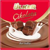 Ülker Bol Sütlü Kare Çikolata 60 gr x 6 Yoğun Sütlü Lezzetiyle Pratik Atıştırmalık - PAKET