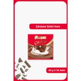 Ülker Bol Sütlü Kare Çikolata - 60 gram - 36 Adet