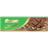 Ülker Bütün Antep Fıstıklı Sütlü Baton Çikolata 30 gr x 12 Adet - PAKET