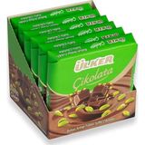 Ülker Bütün Antep Fıstıklı Sütlü Kare Çikolata 60 Gram X 6 Adet (Toplam 360 Gram)