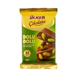 Ülker Çikolata Dolu Dolu %32 Antep Fıstıklı Ülker Çikolata Dolu Dolu %32 Antep Fıstıklı 77 g
