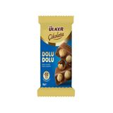 Ülker Çikolata Dolu Dolu Bütün Fındıklı Sütlü Çikolata 2 Adet