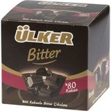 Ülker Çikolata Kare Bitter %80 Kakao 60 gr x 6'lı - 360 gr