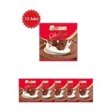 Ülker Çikolatalı Sütlü Kare 60 G X 12 Adet | Çoklu Paket Atıştırmalık Çikolata | Ekonomik Kutu