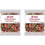Ülker Çikolatin 2'li Ikramlık Sütlü Çikolata 1 kg - 2 kg