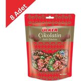 Ülker Çikolatin Sütlü Çikolata 350 G x 8 Adet - Büyük Ikramlık Stok Paketi - 1 Adet