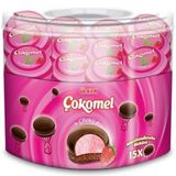 Ülker Çokomel Çilekli 12 gr Marshmallow Bisküvi (15 adet)