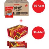 Ülker Çubuk Kraker ve Çikolatalı Gofret (36+36 Adet)