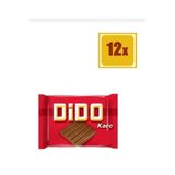 Ülker Dido Kare Sütlü Çikolata, 55,5g x 12'li Paket, 666g