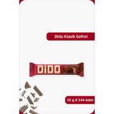 Ülker Dido Klasik - Sütlü Çikolata Kaplamalı Gofret - 35 gram - 144 Adet