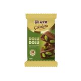 Ülker Dolu Dolu %32 Antep Fıstıklı Çikolata 77G (5'li Paket)
