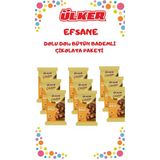Ülker Dolu Dolu Bütün Bademli Çikolata Paketi 80 Gr X 9 Adet