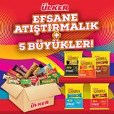 Ülker Efsane Atıştırmalık 5 Büyükler Paketi Dökme Çikolata Lezzeti 36 Adet Çeşitli Atıştırmalık