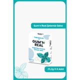 Ülker GUM'N REAL - Doğal Nane Aromalı Şekersiz Sakız - 23.2 gram - 8 Adet