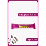 Ülker HOBBY - Sütlü Kokolin Kaplamalı Kakaolu ve Fındıklı Bar - 25 gram - 24 Adet