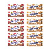 Ülker İkram Bisküvi, Çikolatalı ve Fındıklı, 84 gr, 12'li Karma Paket