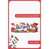 Ülker İKRAM Sütlü Çikolata Kremalı Bisküvi - 84 gram - 24 Adet