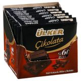 Ülker Kare Çikolata 6 X 60 G Bitter (6'Li Paket)