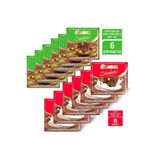 Ülker Kare Çikolata Sütlü & Antep Fıstıklı Karışık Paket, 12'li Set, 750g