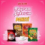 Ülker Karışık Meyve Aromalı Şekerleme Paketi 350 gr Sütlü Bonbon ve Lokumcuk