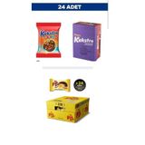 Ülker Kekstra Konfeti + Eti Popkek Muzlu, 24+24 Adet, 60g TYR8534678995324