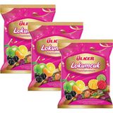 Ülker Lokumcuk Karışık Meyveli Yumuşak Şeker 350 gr x 3 Adet