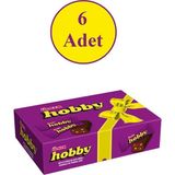 Ülker Mini Hobby Sütlü Çikolata 600 gr x 6 Adet Kakao ve Fındıklı Lezzet