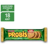 Ülker Probis Atıştırmalık Sandviç Bisküvi 12 GR Protein İçeren 73 gr x 18 ADET Kakaolu Muzlu