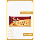 Ülker Rulokat 9 Kat Tat, Fındıklı Rulo Gofret, 42g, 12 Adet