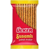 Ülker Susamlı Çubuk Kraker 45 G (22'li Paket) - Ikonik Lezzet 6'li Avantaj Paketi - 6 Adet