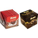 Ülker Sütlü ve Bitter %60 Kare Çikolata 60 gr 6'lı x 2'li Set