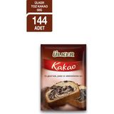 Ülker TOZ KAKAO - En Güzel Kek, Pasta ve Süslemeleriniz İçin - 50 gram - 144 Adet - 7,2 kg
