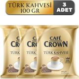 Ülker Türk Kahvesi 100 gr x 3 Adet Lezzetli ve Taze Kahve Menşei Türkiye