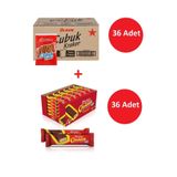 Ülker Ülker Çubuk Kraker Ve Çikolatalı Gofret (36+36 Adet)