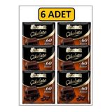Ülker ÜLKER KARE ÇİKOLATA BİTTER %60 6 ADET