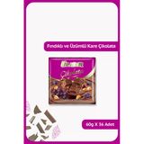 Ülker Üzümlü Fındıklı Sütlü Kare Çikolata - 60 Gram - 36 Adet