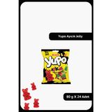 Ülker Yupo Jelly Ayıcık - Meyve Sulu Yumuşak Şekerleme - 80 Gram - 24 Adet