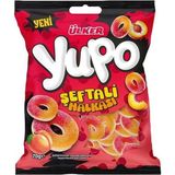 Ülker Yupo Jelly Şeftali Halkası - 70 Gram - 24 Adet