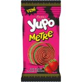 Ülker Yupo Metre - Çilek Aromalı Yumuşak Şekerleme - 50 Gram - 12 Adet