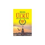Ülkü Duvar Takvimi 2026 Çok Renkli
