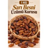 ÜLKÜ KURUYEMİŞ (1 KG) Sarı Besni Üzümü Kurusu Hediyelik Tatlı Atıştırmalık