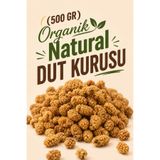 ÜLKÜ KURUYEMİŞ (500 GR) Organik Natural Dut Kurusu Hediyelik Tatlı Atıştırmalık
