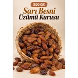 ÜLKÜ KURUYEMİŞ (500 GR) Sarı Besni Üzümü Kurusu Hediyelik Tatlı Atıştırmalık