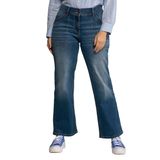 Ulla Popken Jeans Mary, geniş bacak, süs kilidi, 5 cepli kesimKot pantolon DenimKadın