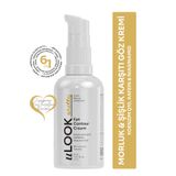 uLOOK Göz Çevresi Kremi 30 ml – Q10, Kafein ve Niasinamid İçeren Morluk Karşıtı, Şişlik Azaltıcı Canlandırıcı Krem