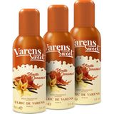Ulric de Varens Varens Sweet Vanille Caramel Iştahlandırıcı Vanilyalı Kadın Body Fragrance Deodorant Set 3X150 ml - 450 ml