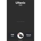 Ultenic D6S 3200MAH Robot Süpürge Bataryası – Çok Katmanlı Koruma Teknolojisi - 3200mAh Kapasite