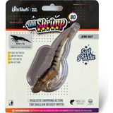 Ulti Baits Ultishrimp 80 Silikon Karides, Silikon Yem, doğal renk ub-c01
