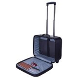 ULTIMATE BAG Küçük Boy Valiz Kabin Boy Valiz Küçük Valiz Pilot Valiz Kabin Bavul 44x34x14Cm Siyah 2 Teker Diplomat Valiz