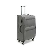 Ultımate Bag Lüx Kumaş Valiz 4 Teker Valiz Büyük Boy Valiz 360 Derece Taşınan Valiz Büyük Kumaş Valiz 75X32X45Cm